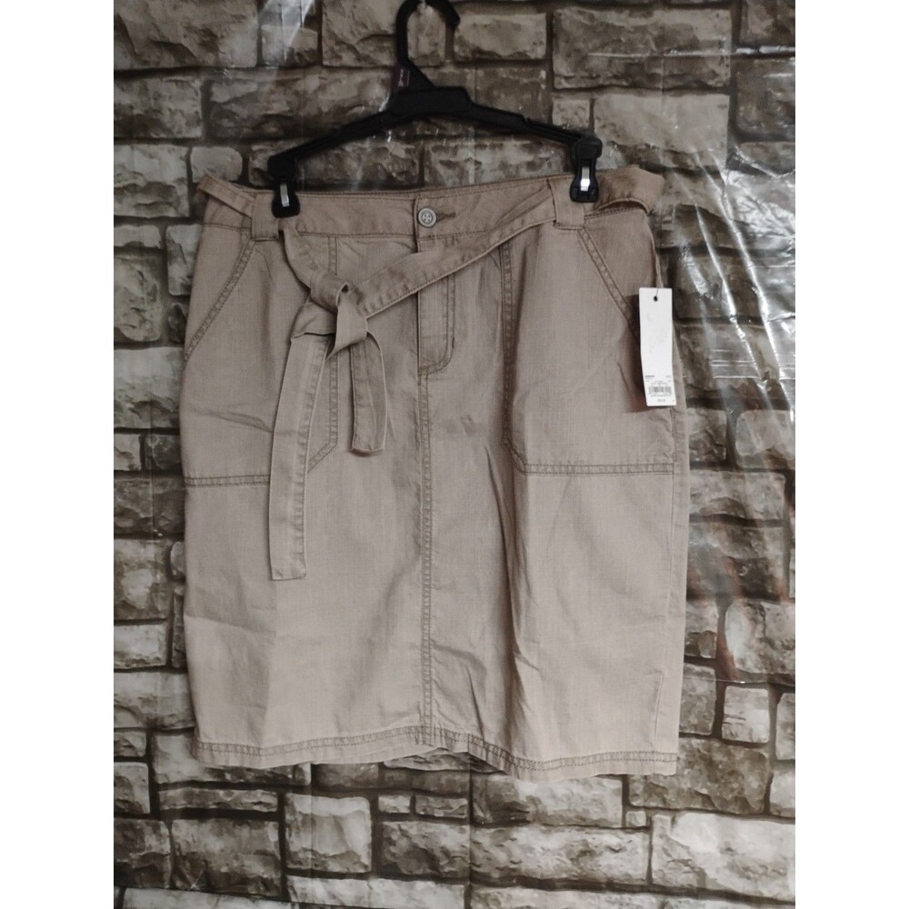 Sonoma Women's Bottom Size 8 Brown Belt Pencil Skirt